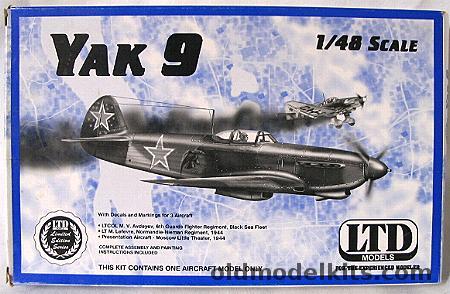 LTD 1/48 Yak 9, 9802 plastic model kit